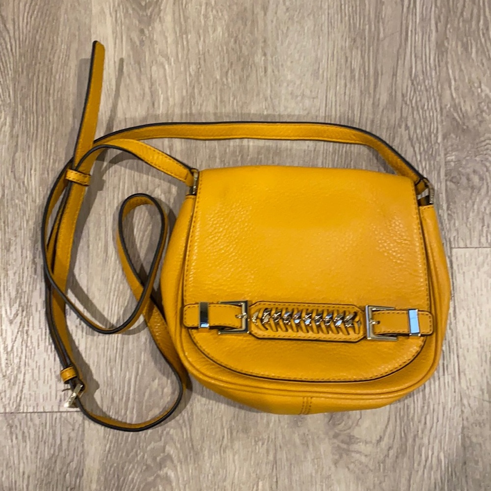 DVF Leather Iggy Saddle Bag
